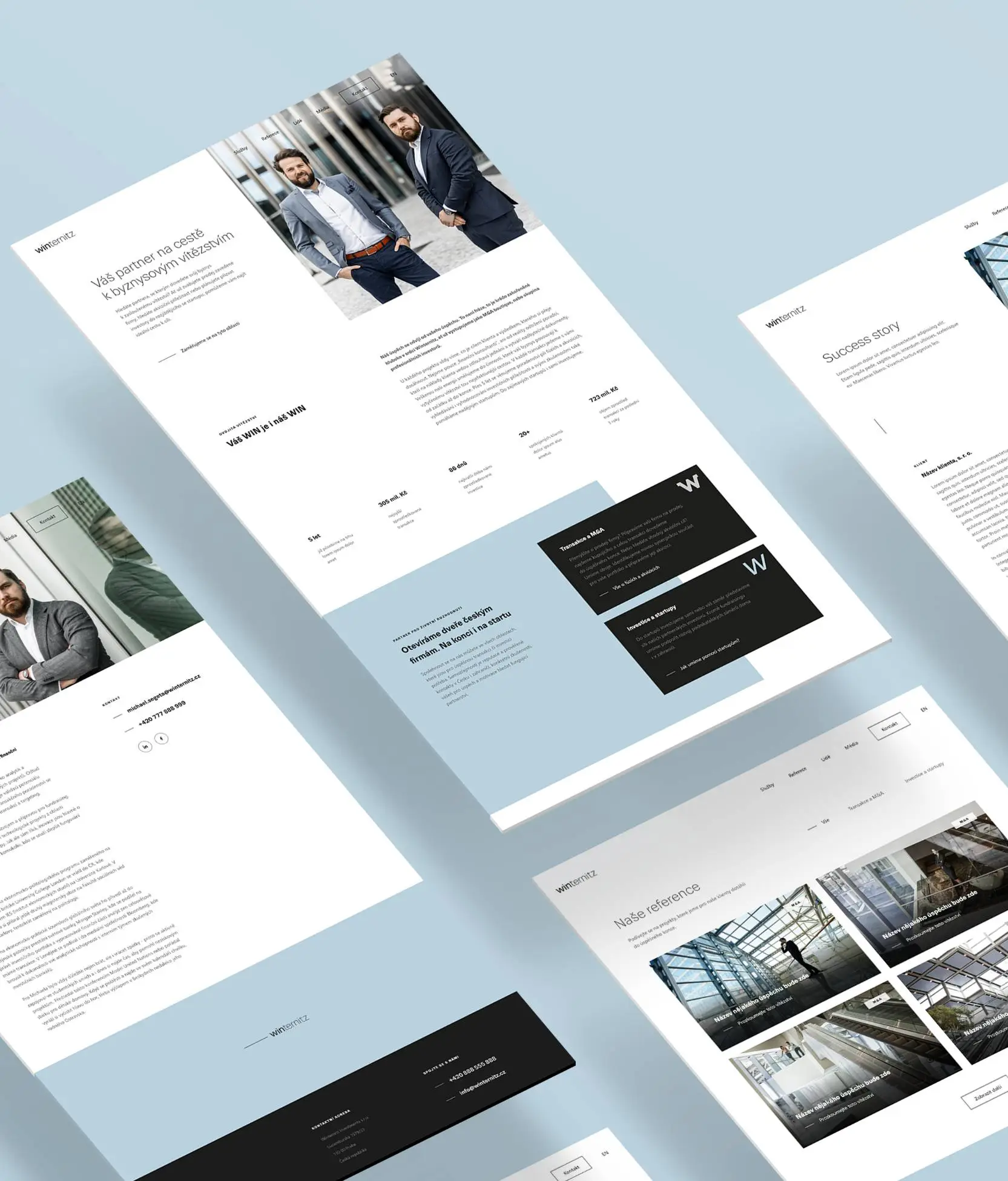 Winternitz Investments – Webdesign / vývoj webu